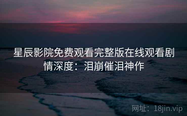 星辰影院免费观看完整版在线观看剧情深度：泪崩催泪神作  第2张